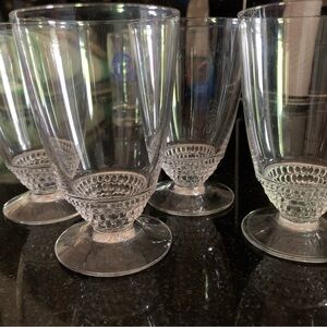 4 large shot glasses elegant